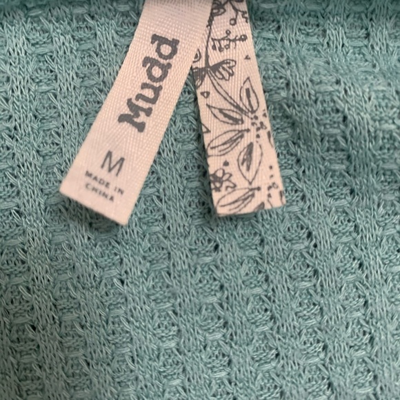 Mudd lt teal tunic, size M - Picture 2 of 6